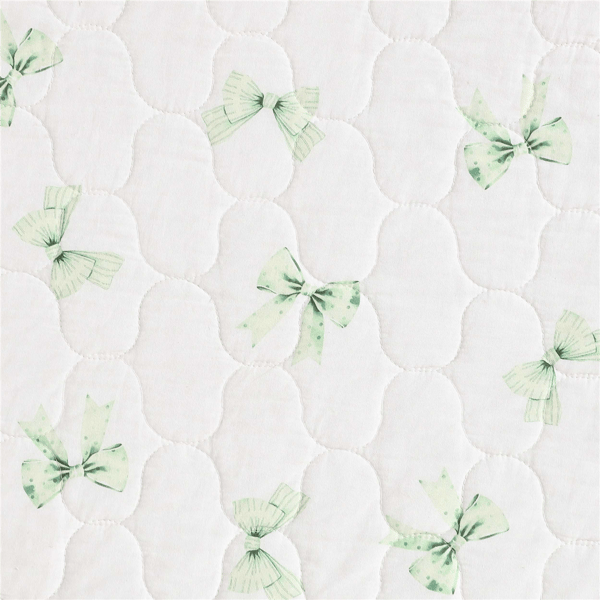 Laura Ashley Bouncy Bows Reversible Qulit Set