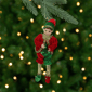 Northlight Bendable Elf in a Suit Hanging Christmas Ornament - image 1