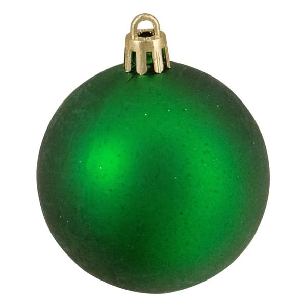 Northlight Seasonal 24ct. 60mm Green Christmas Ball Ornaments