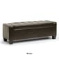 Baxton Studio Manchester Ottoman - image 5