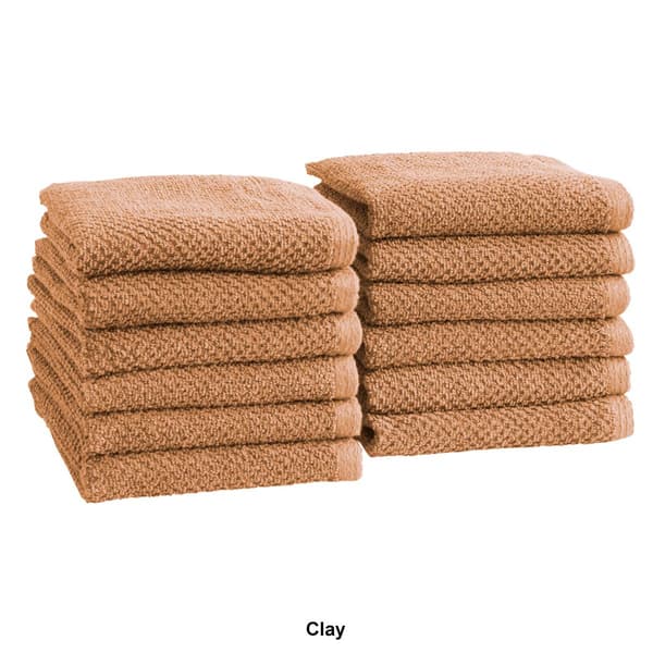 Freshfolds Acacia 12pc. Cotton Quick-Dry Washcloth Set