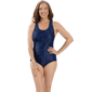 Womens Dolfin(R) Aquashape Namaste Conservative One Piece Swimsuit - image 1