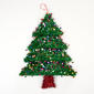 17in. Tinsel Christmas Tree Hanging Decoration - image 1