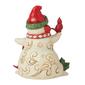 Jim Shore Snowman w/ Earmuffs & Cardinal - image 4