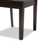 Baxton Studio Luisa Dark Brown Finished Wood 5pc. Dining Set - image 6