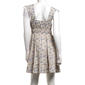 Juniors Wallflower Floral Tie Shoulder Smock Waist Ruffle Dress - image 3