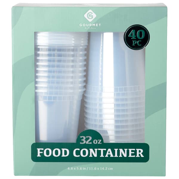 Round 40pc. Deli Container