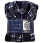 Mens Preswick &amp; Moore(R) Plaid Velvet Robe - Navy/White - image 1