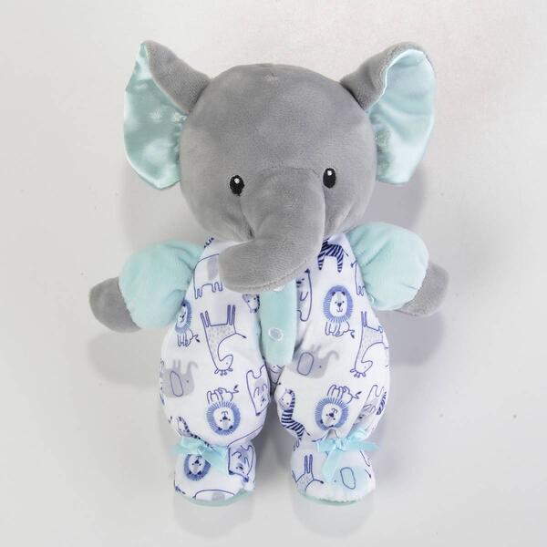 Baby Essentials Elephant Plush with Rattle - image 