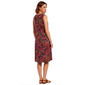 Womens Sami & Jo Sleeveless Floral Criss Cross Neck Shift Dress - image 3