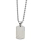 Mens Gentlemen's Classics&#40;tm&#41; Reversible Steel Dog Tag Necklace - image 1