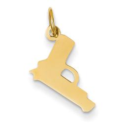 Gold Classics(tm) 14kt. Pistol Charm