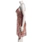 Juniors Madden Girl Mesh Padded Cup Cowl Neck Ruch Skater Dress - image 4