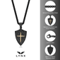 Mens Lynx Ion-Plated Stainless Steel Pendant - image 6