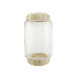 Northlight 13.5in. Beige Round Container with Base