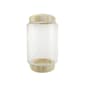 Northlight 13.5in. Beige Round Container with Base - image 1