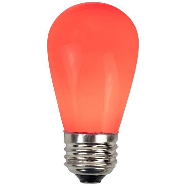 Northlight 25pk. Opaque Red LED S14 Christmas Replacement Bulbs