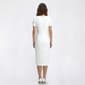 Womens Harper 241 Short Sleeve Crepe Embroidered Sheath Dress - image 2