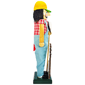 Santa''s Workshop 14in. Red Barn Farmer Nutcracker - image 3