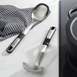 BergHOFF Graphite 2pc. Soup Ladle & Serving Spoon Set