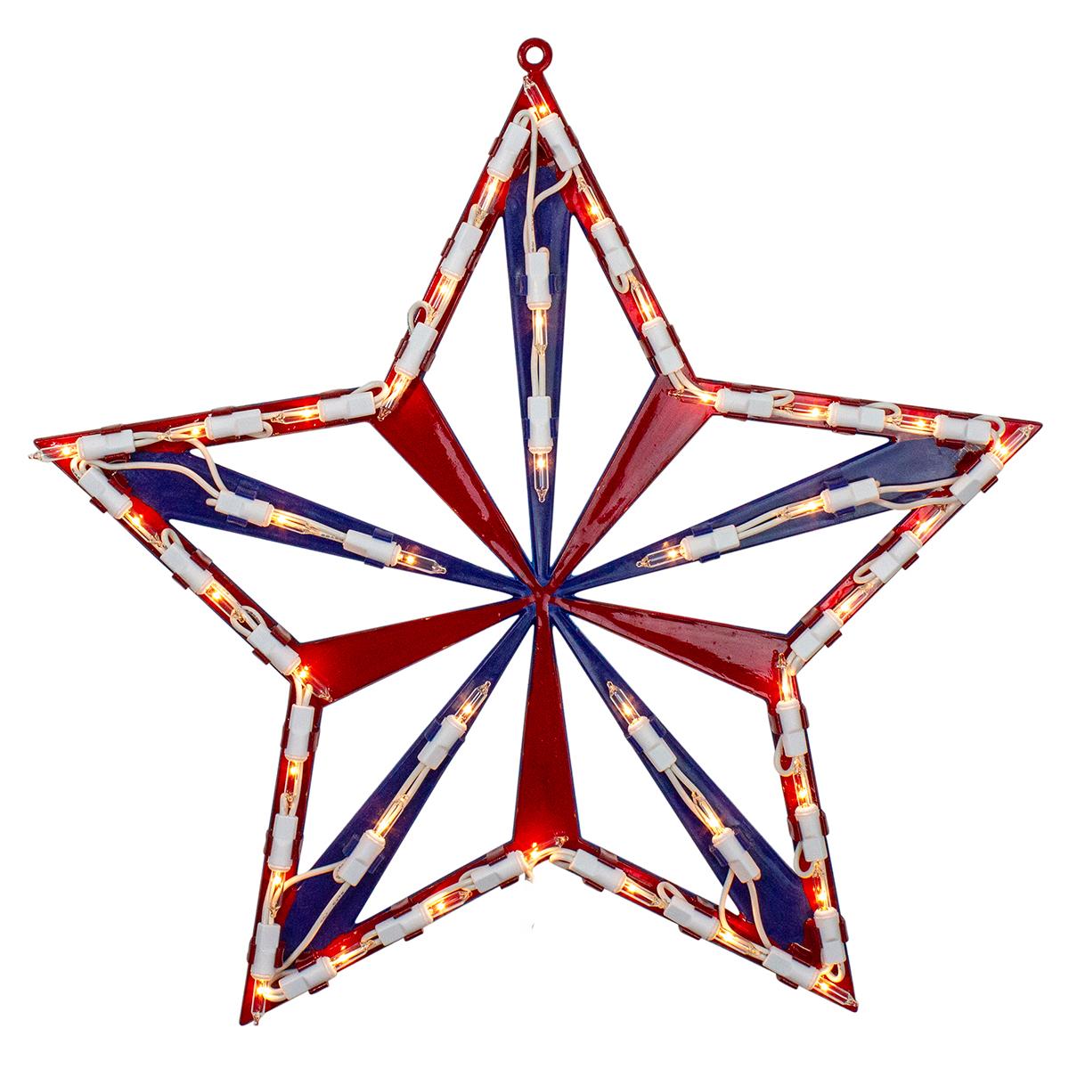 Northlight Seasonal 14in. 4th of July Star Window Silhouette
