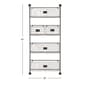 9th & Pike&#174; Large Black Metal Basket Wall Rack - image 7