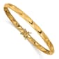 Gold Classics(tm) 14kt. Yellow Gold Polished Twisted Flexible Bangle - image 1