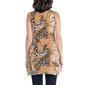 Womens 24/7 Comfort Apparel Cheetah Extra Long Tunic - image 2