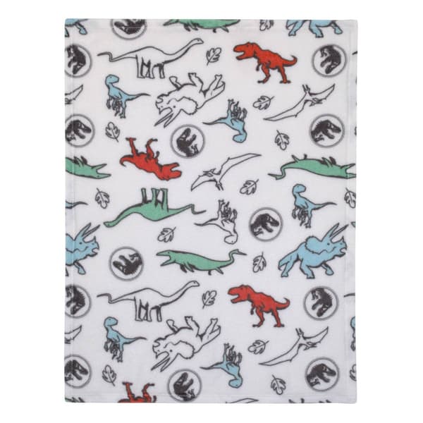 NBC Jurassic World Dinosaur Baby Blanket