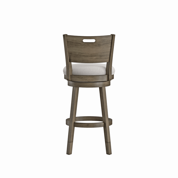 HH2 Home Rhys Adjustable Height Swivel Stool with Ladder Back