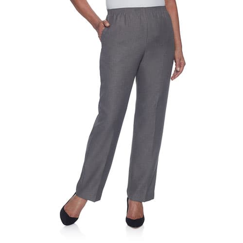 Open Video Modal for Plus Size Alfred Dunner Classics Casual Pants