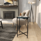 9th & Pike® Contemporary Black Metal Accent Table - image 6