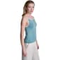 Womens DKNY Solid Contrast Trim Tank Top - image 3