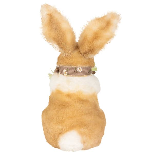 Northlight Seasonal Plush Rabbit with Bow Easter Figurine