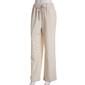 Womens Per Se 30in. Stripe Paperbag Waist Linen Casual Pants - image 1
