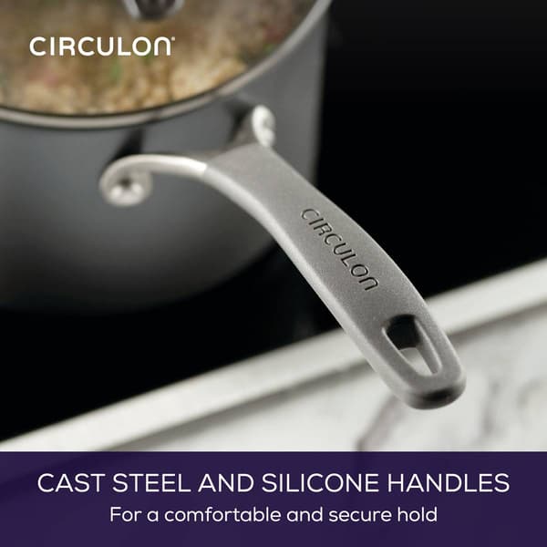 Circulon A1 Series Nonstick 3qt. Straining Saucepan w/Lid