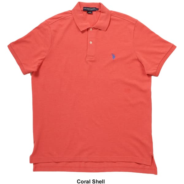 Mens U.S. Polo Assn.® Short Sleeve Pique Polo