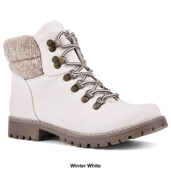 Womens Cliffs by White Mountain Pathfield Fabric Ankle Boots