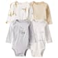Baby Unisex (NB-24M) Carter''s(R) 4pk. Giraffe & Elephant Bodysuits - image 1