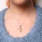 Haus of Brilliance Sterling Silver Yellow Citrine Pendant - image 4