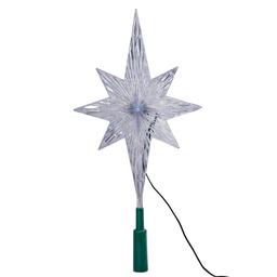 Kurt Adler Polar Star Treetop w/ LED Color-Changing Light
