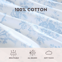 Laura Ashley® Walled Garden Percale Sheet Set