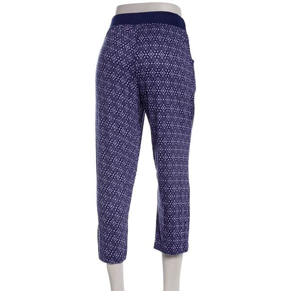 Womens René Rofé® Geometric Capri Pajama Pants