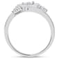 Nova Star® Sterling Silver 1/4ctw. Lab-Grown Diamond Heart Ring - image 4