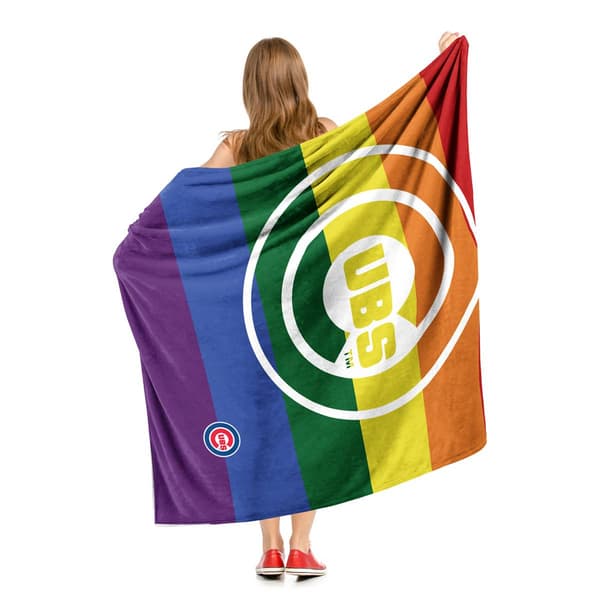 Northwest Chicago Cubs Pride Series Silk Touch Throw