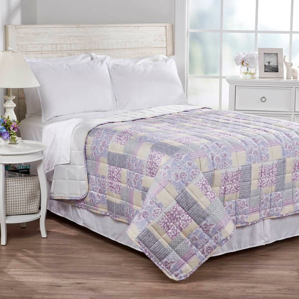 Ashley Cooper™ Dots Floral Patch Print Quilt Boscov's