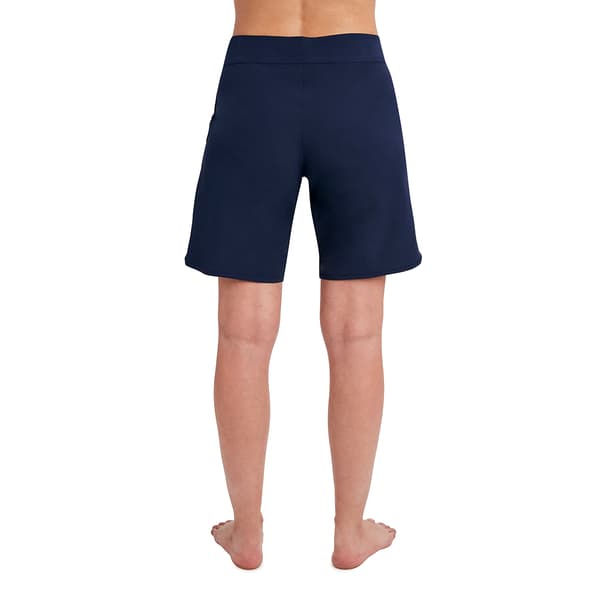 Womens Nautica 9 inch Board Shorts Swim Bottoms - Deep Sea