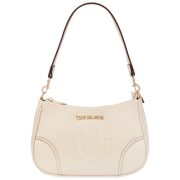 True Religion Trapunto Logo Shoulder Bag - image 