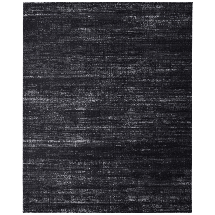 HomeRoots Black & Grey Power Loom Accent Rug