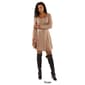 Womens 24/7 Comfort Apparel Temptress Mini Fit & Flare Dress - image 5